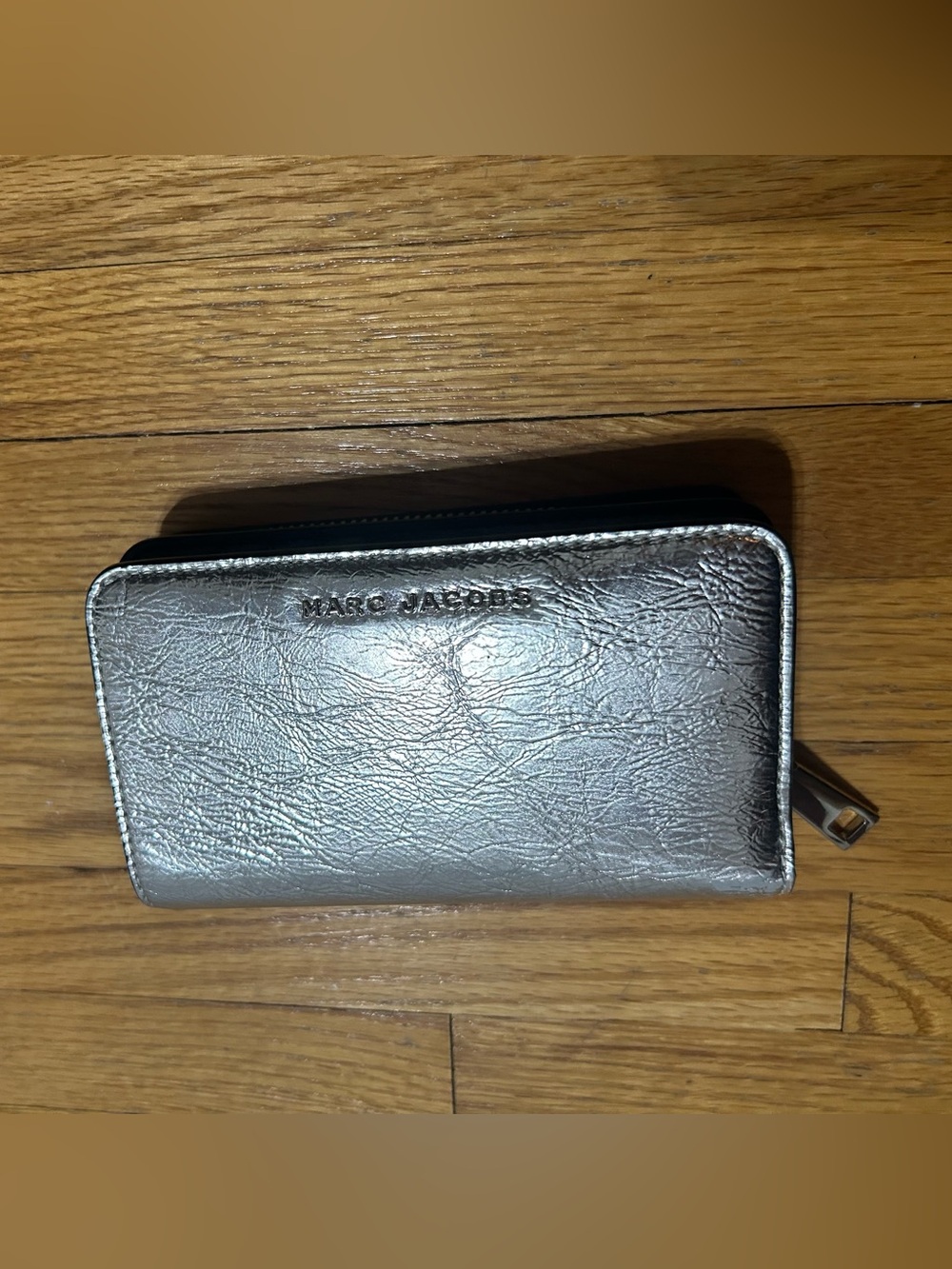 Marc Jacobs Metallic Silver Wallet